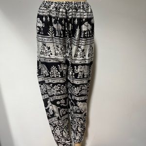 Unisex handmade boho hippie aladdin alibaba harem yoga pants one size women men